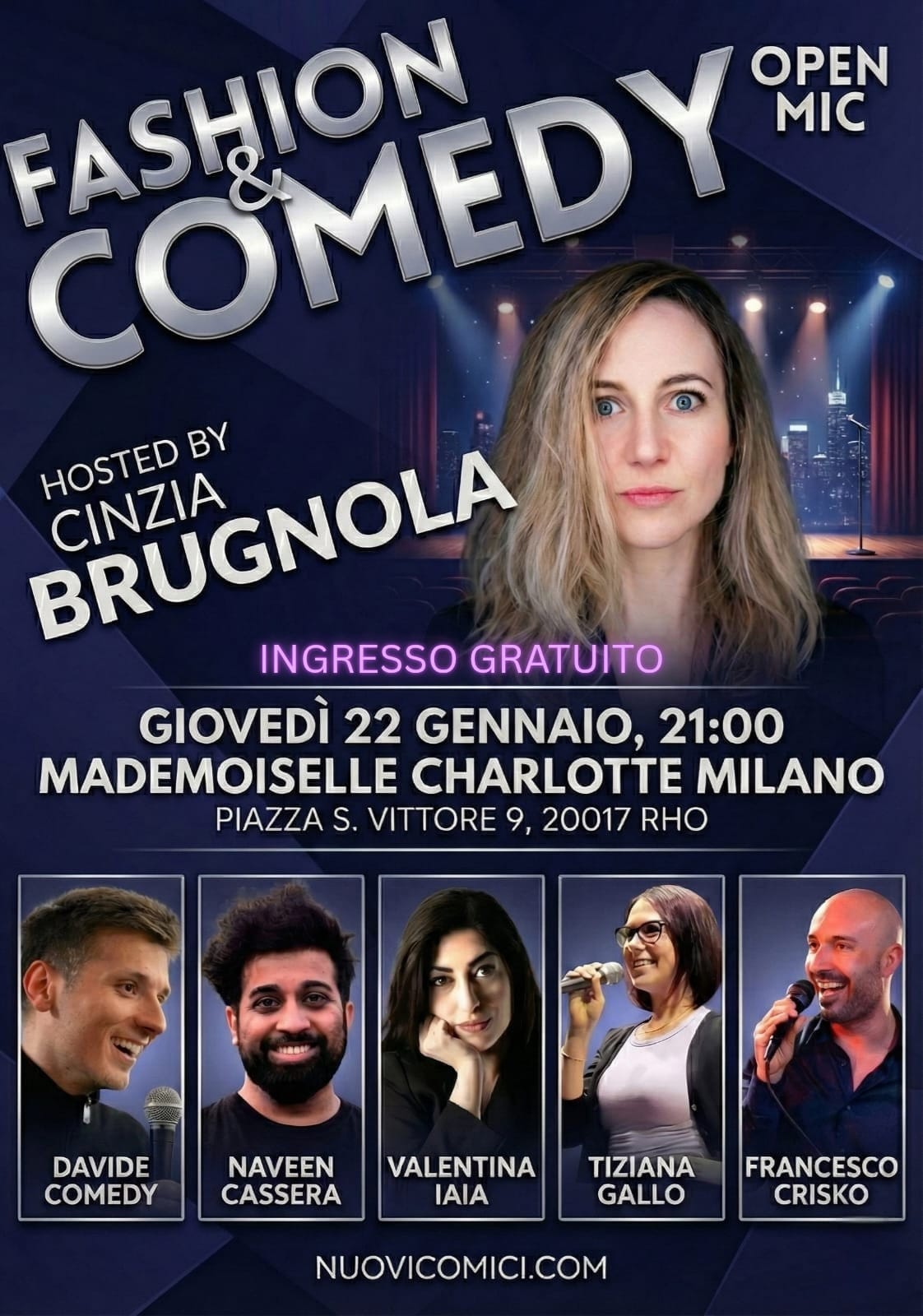 Fashion & Comedy - Open Mic