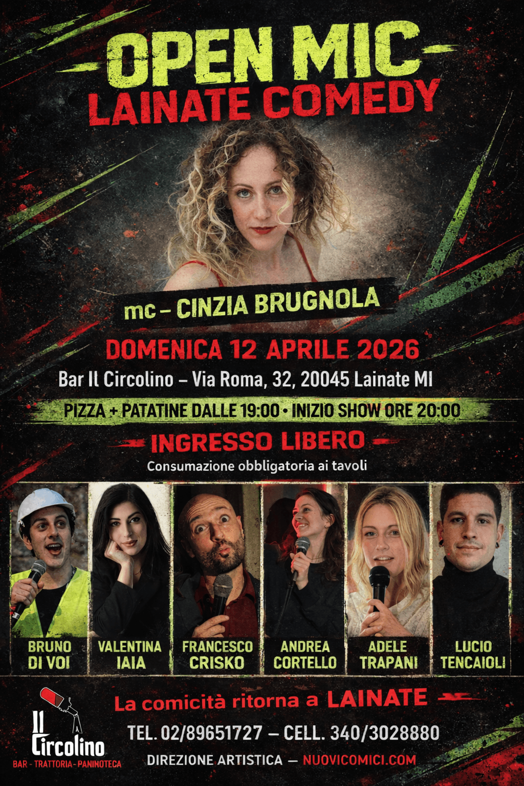 Locandina spettacolo stand up comedy: Stand Up Lainate