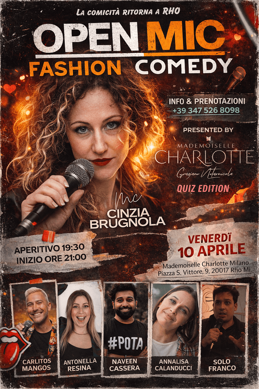 Locandina spettacolo stand up comedy: FASHION COMEDY